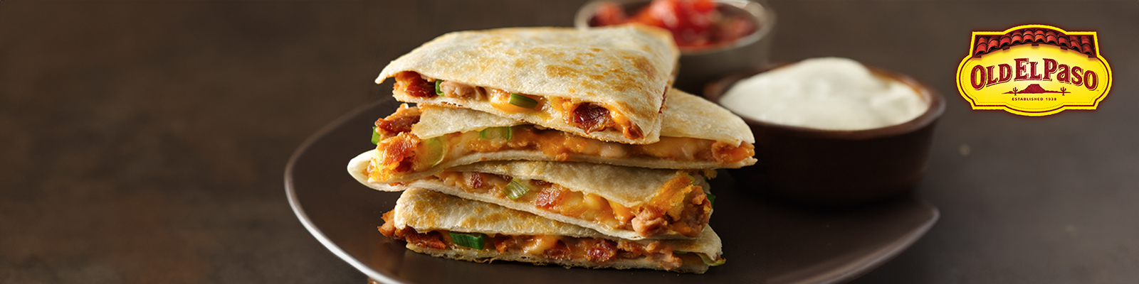 Cheesy Bacon Bean Quesadilla's